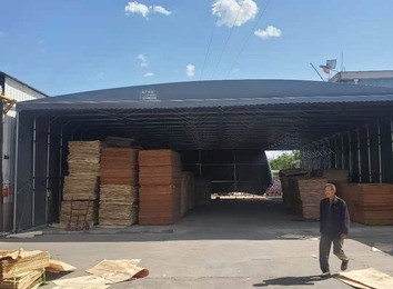 多功能推拉篷：适用于公司仓储、大排档等多场景，可推拉伸缩，操作便捷又省空间