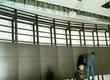 山西监控电视墙：由多单元拼接的超大屏幕墙体，监控直观方便，需搭配设备形成完整系统