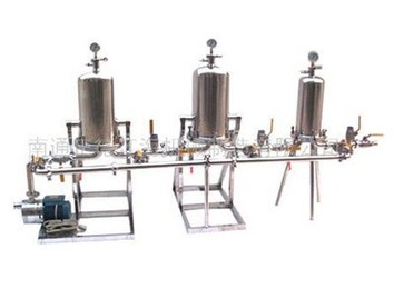 进口不锈钢材料过滤机：适应性广、操作简便，适用于多行业，可按流量规格选型