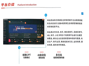树品：南方网通自研AI短视频营销拓客平台，多平台覆盖，解决企业短视频营销诸多难题