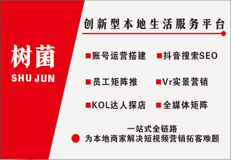 树菌一站式短视频运营方案，解锁12大功能，赋能实体经济，助实体商家业绩倍增！