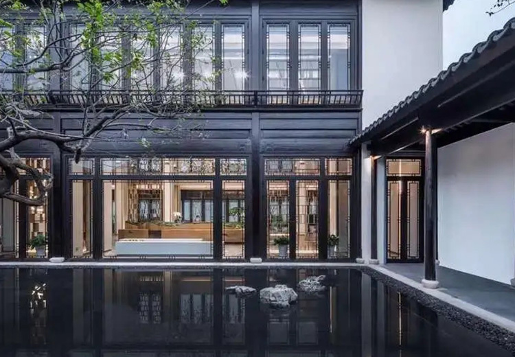 厂家直销断桥仿古门窗！国标铝棒，1.4mm和2.0mm壁厚，多系列可选，古建等场所适用，定制享出厂价！