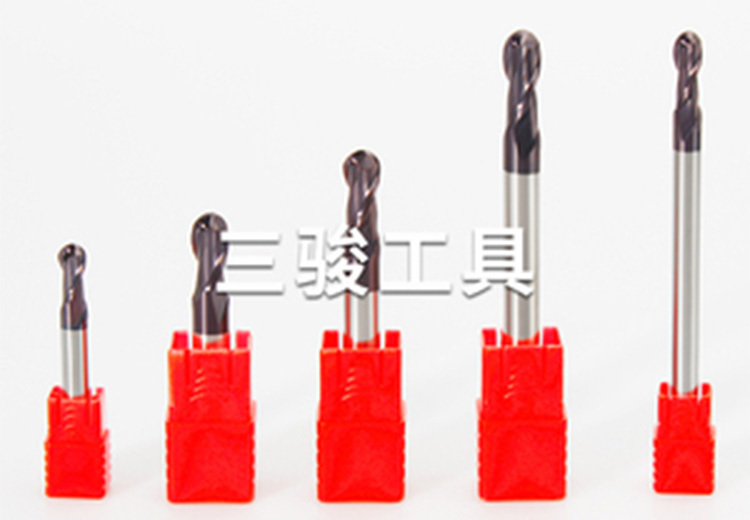紫色R0.5~R10规格刀具，适合加工HRC50度以下钢材，粗精加工通用，性价比高