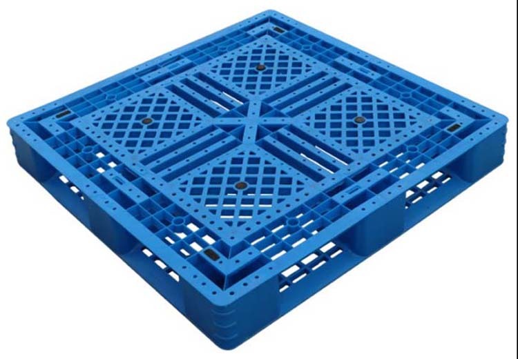 网格田字智能物流托盘：结构稳固应用广，动载1000kg静载4000kg，货架载500kg还可加8钢管