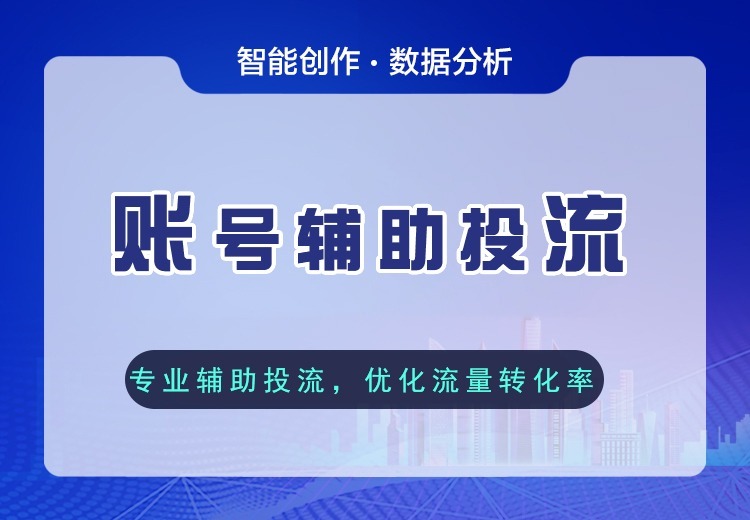 账号辅助投流服务：全流程精细支持，精准触达目标人群，持续提升流量转化效率