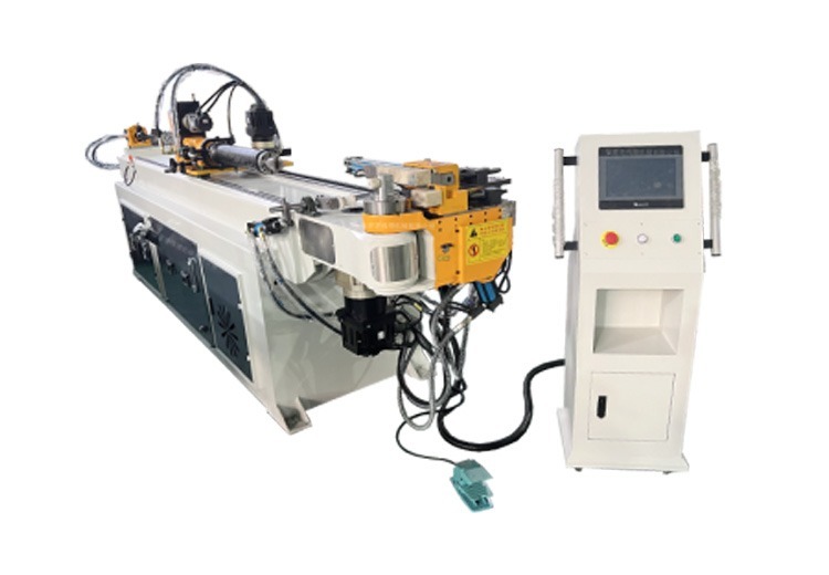全自动数控弯管机DW38CNC - 3A - 1S：触屏编程中文显示，多功能控制，安全防护与故障自诊兼备