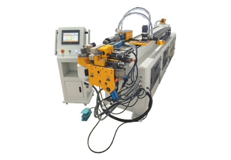 DW - 38CNC - 3A - 1S全自动伺服弯管机：强劲驱动、多程序切换，适用于高精度管件加工