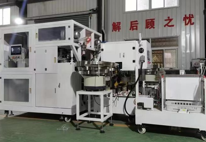 全自动套袋窝口插棒装筐机