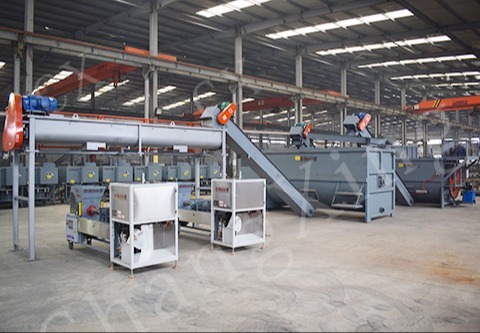 香菇装袋扎口流水线