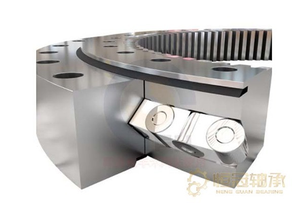 单排交叉滚柱式转盘轴承