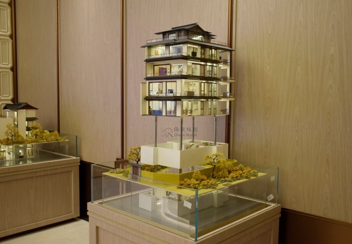 别墅单体升降沙盘模型