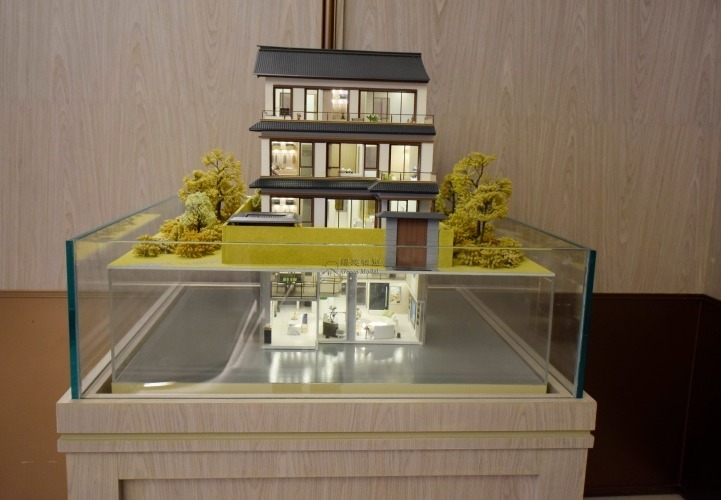 别墅单体沙盘模型