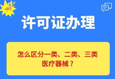 怎么区分一类、二类、三类医疗器械？