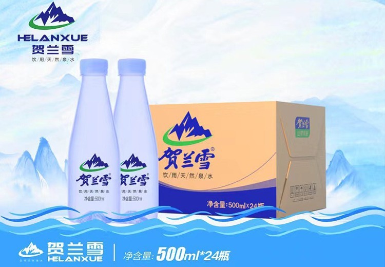 贺兰雪天然矿泉水500ml*24瓶