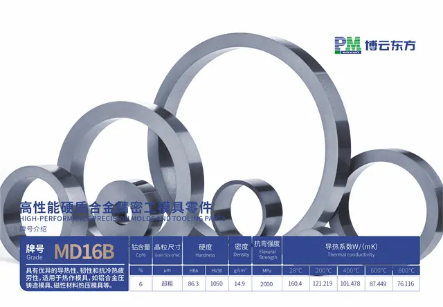 高性能硬质合金精密工模具零件