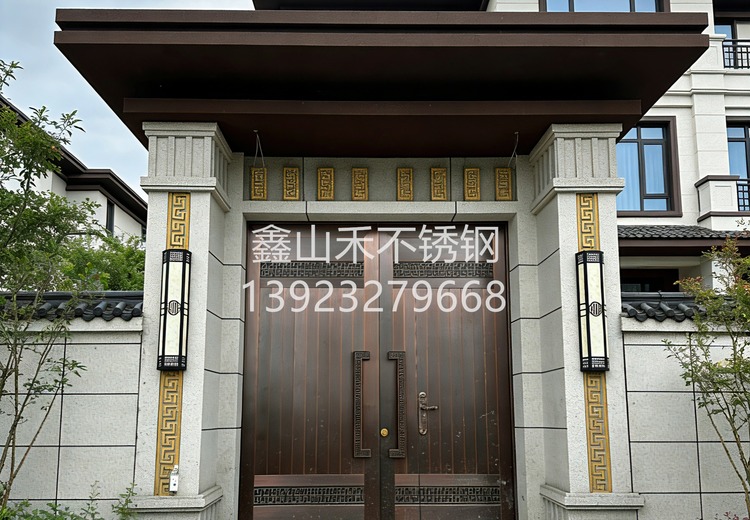 阳极氧化&middot;不锈钢别墅大门