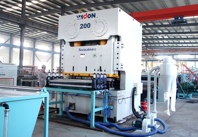 双向拉伸塑料格栅生产线