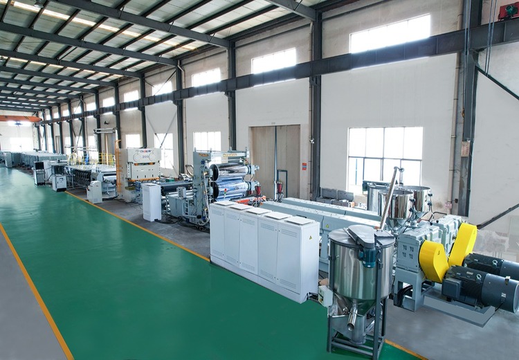 全自动塑料土工格栅设备