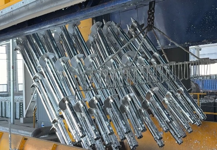 螺旋地桩镀锌加工