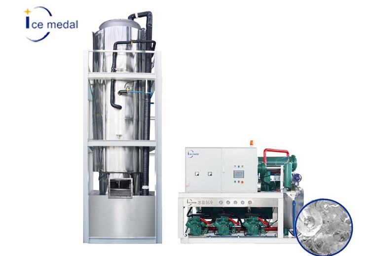 圆柱状管冰制冰机/食用冰生产设备