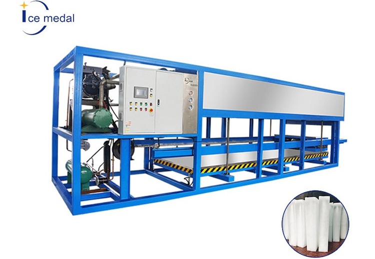 日产20吨直冷冰砖机水产保鲜设备