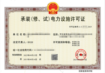 承装(修、试)电力设施许可证技术咨询服务
