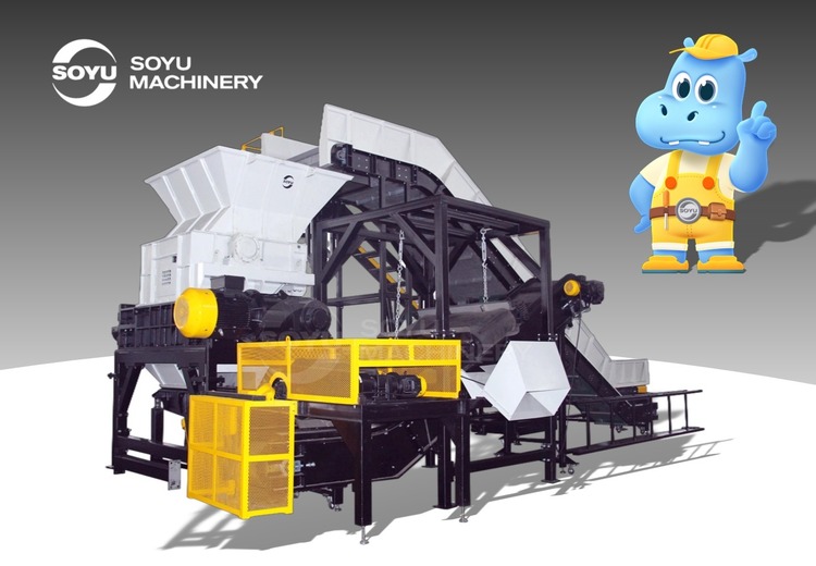 double shaft shredder