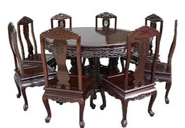 经典案例：云龙纹圆台椅制作于1985年