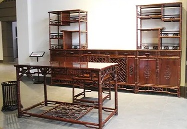 经典案例：竹节书房家具制作于2014年