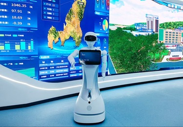 【科梦奇】迎宾机器人小科：引领陕西冯家塔矿业展厅，智启能源新篇章