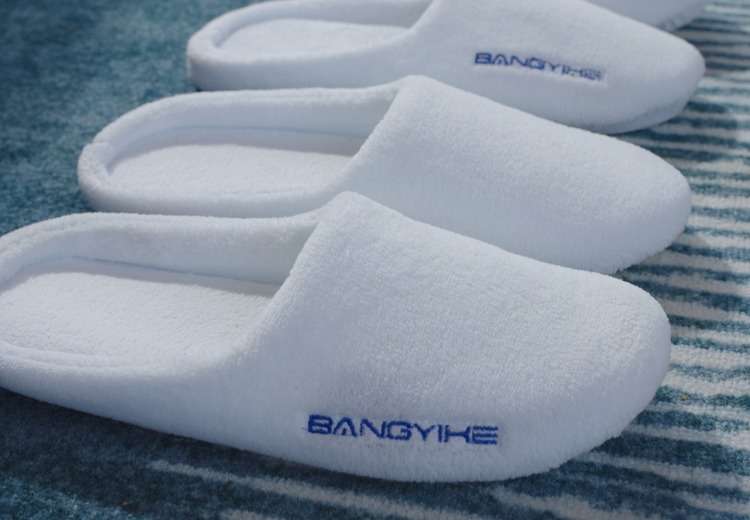 高星级酒店珊瑚绒定制拖鞋