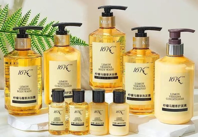 16K 柠檬马鞭草酒店洗护套装