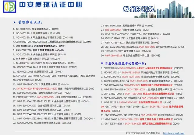 汽车质量管理体系认证