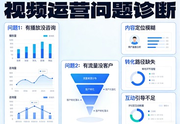 视频发了不少，有播放没咨询、有流量没客户，问题出在哪？