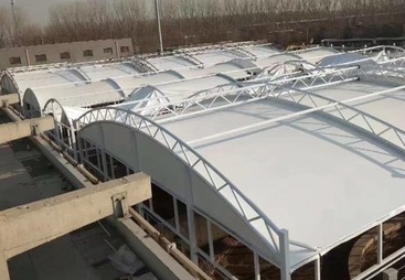 膜结构污水池加盖