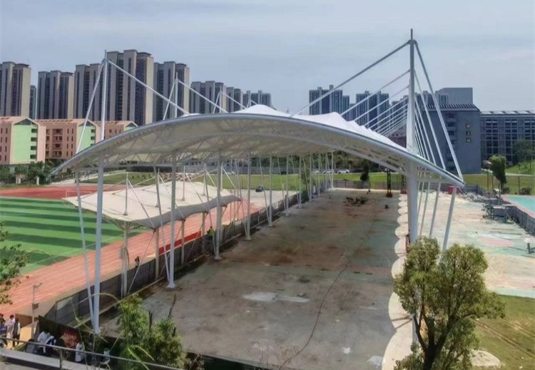 膜结构球场遮阳棚