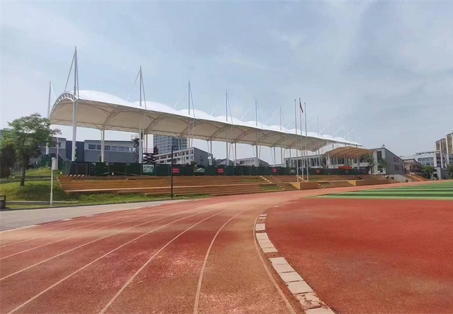 膜结构球场遮阳棚