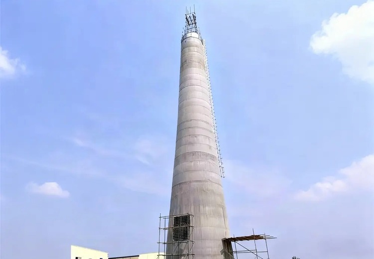 滑模烟囱新建：施工高效、结构强、成型优，适配中高高度烟囱兼顾安全与经济