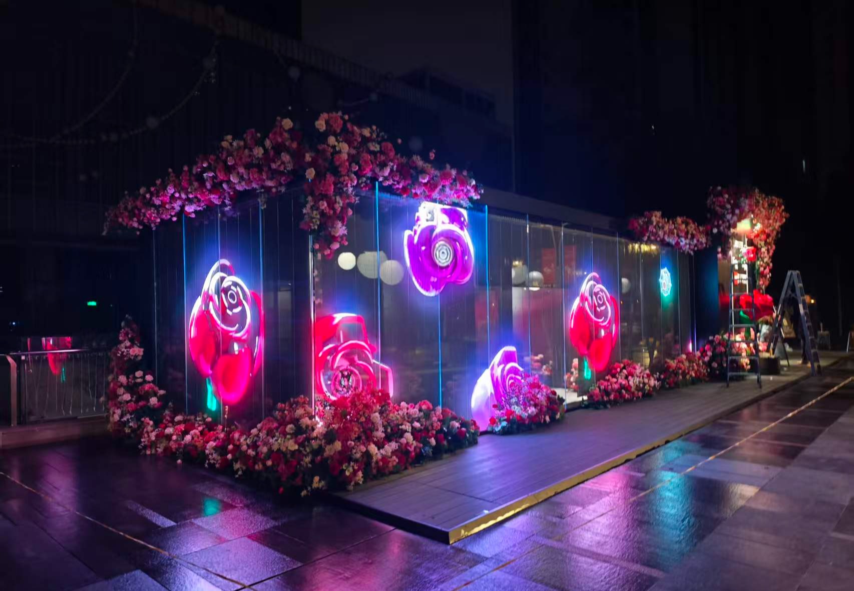 Led晶膜屏