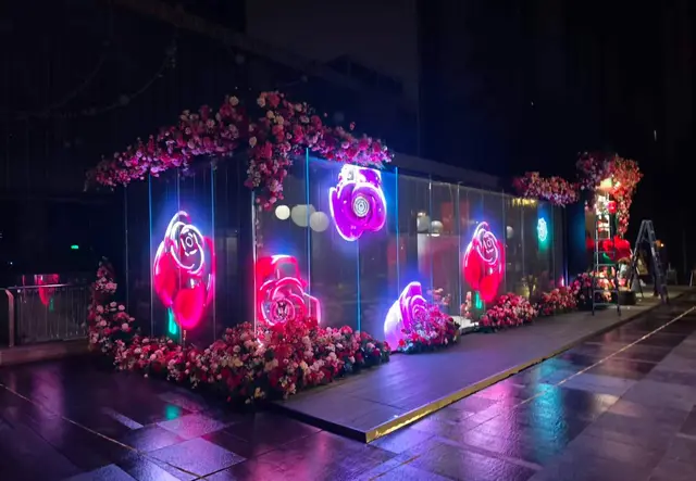 Led晶膜屏
