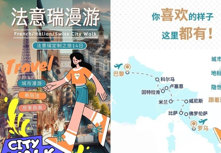 法意瑞定制之旅 14 日（法意瑞漫游）