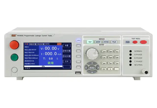 RK9950C三相程控泄漏电流测试仪
