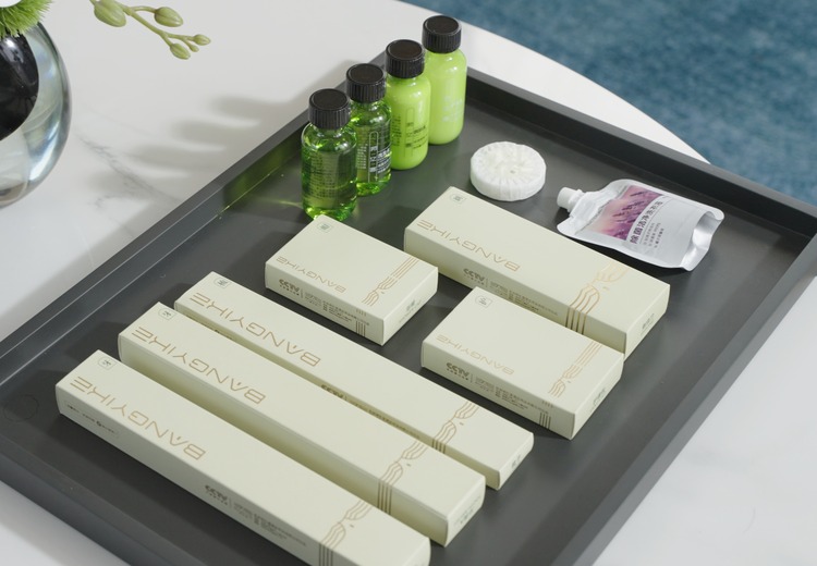 轻奢自然风酒店全套洗漱套装