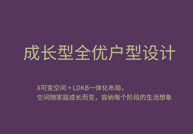 产品力｜成长型全优户型设计