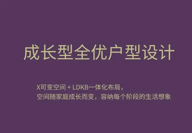 产品力｜成长型全优户型设计