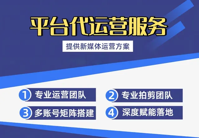 短视频代运营