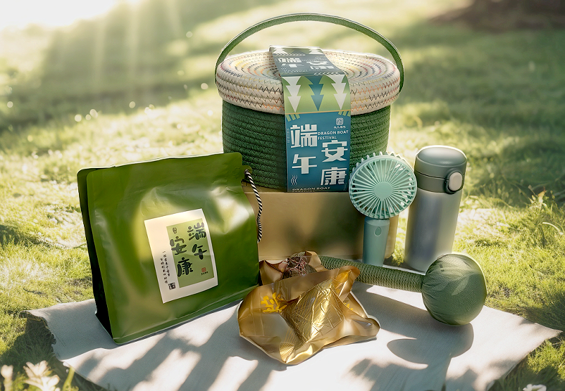 端午节礼品套装竹影织夏.艾启安康