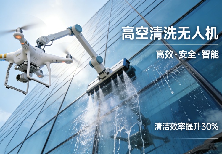 无人机高空清洗