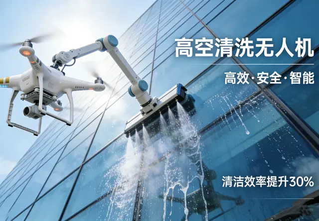 无人机高空清洗