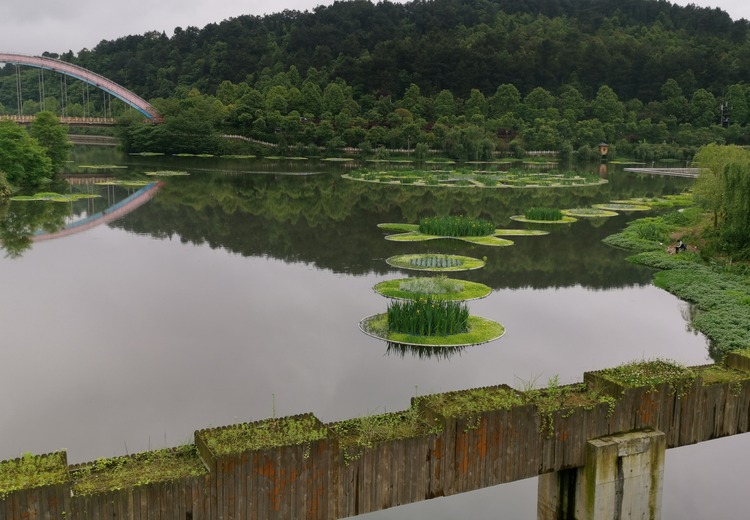 贵州市开阳县浮岛施工案例